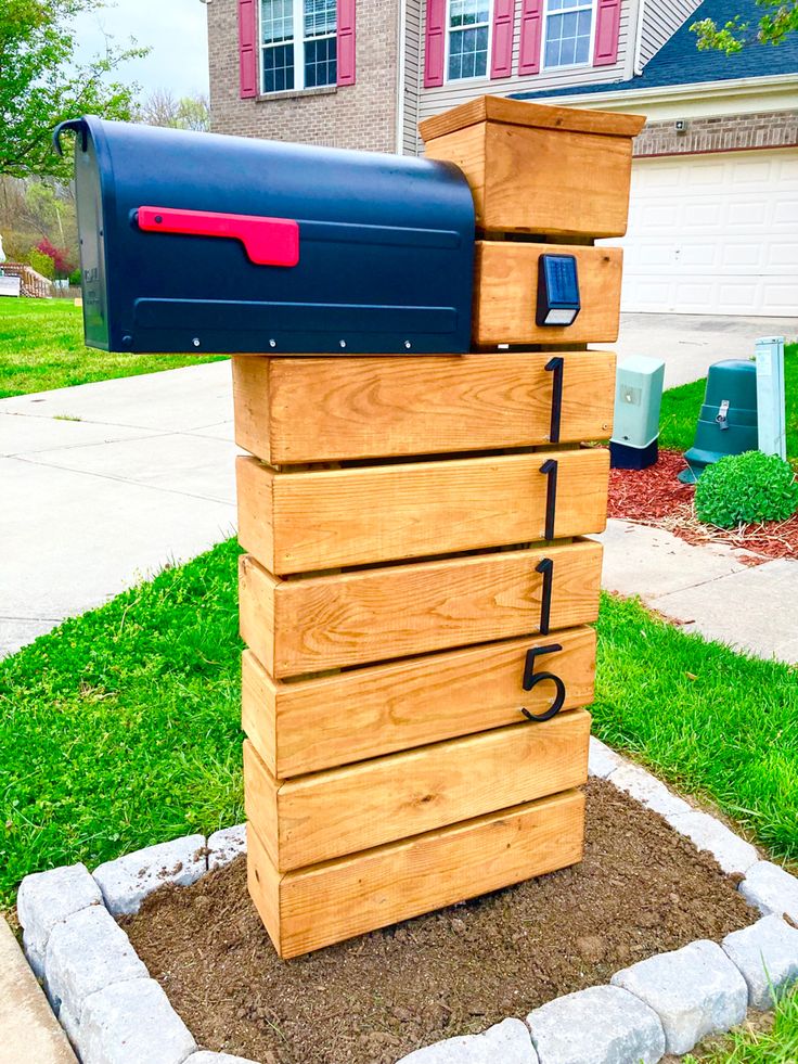 modern mailbox installation in michigan